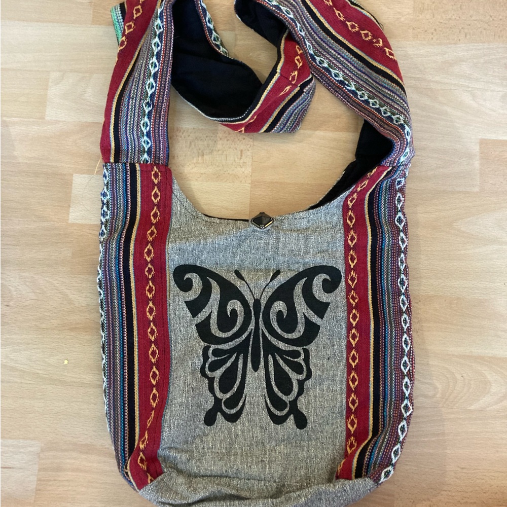 Boho vintage crossbody bag